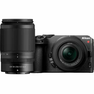 Nikon Z30 Mirrorless Camera with 16-50mm 50-250mm Twin Kit - Black
