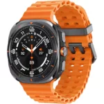 Samsung Galaxy Watch Ultra (2025) LTE 47mm - Titanium Grey with Orange Band