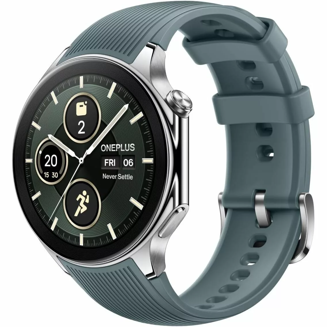 OnePlus Watch 2 46mm OPWWE231 Bluetooth - Radiant Steel