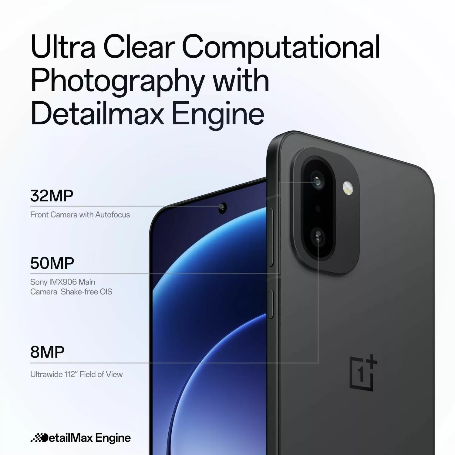 One Plus 15R 5G CPH2769 Global Version 12GB 512GB Charcoal Black