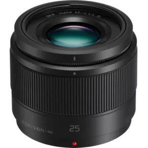Panasonic Lumix G 25mm F1.7 Asph Lens Black