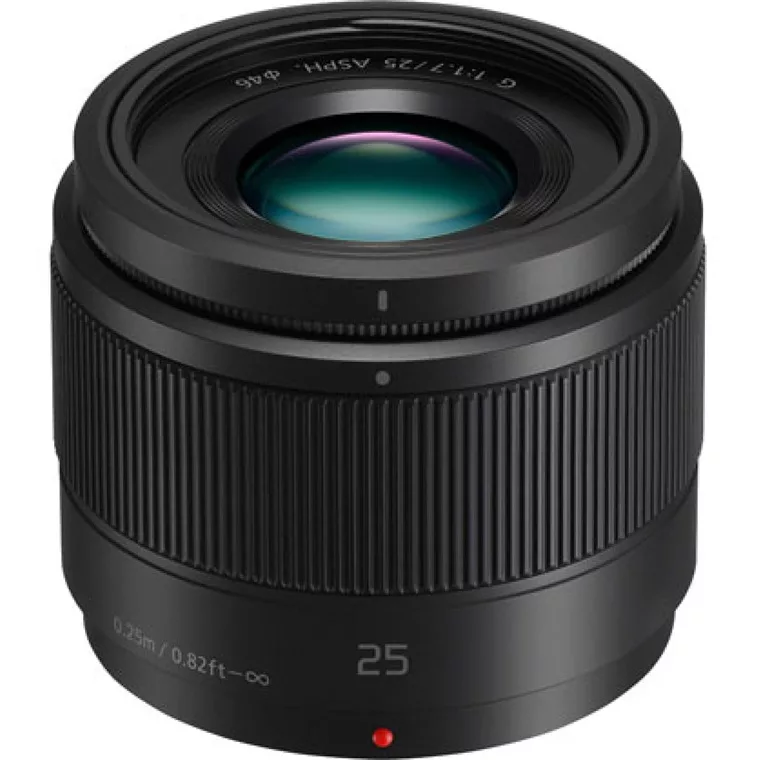 Panasonic Lumix G 25mm F1.7 Asph Lens Black