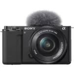 Sony Alpha ZV-E10 Mirrorless Camera with 16-50mm Lens - Black
