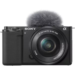 Sony Alpha ZV-E10 Mirrorless Camera with 16-50mm Lens - Black