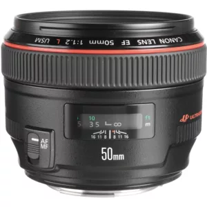 Canon EF 50mm f1.2 L USM Lens