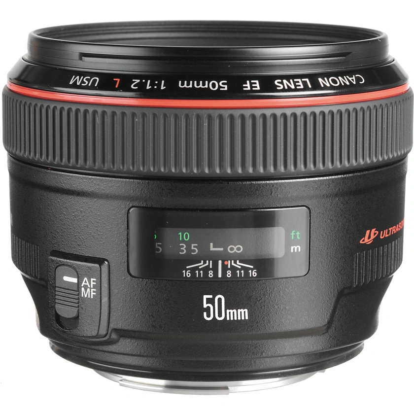 Canon EF 50mm f1.2 L USM Lens