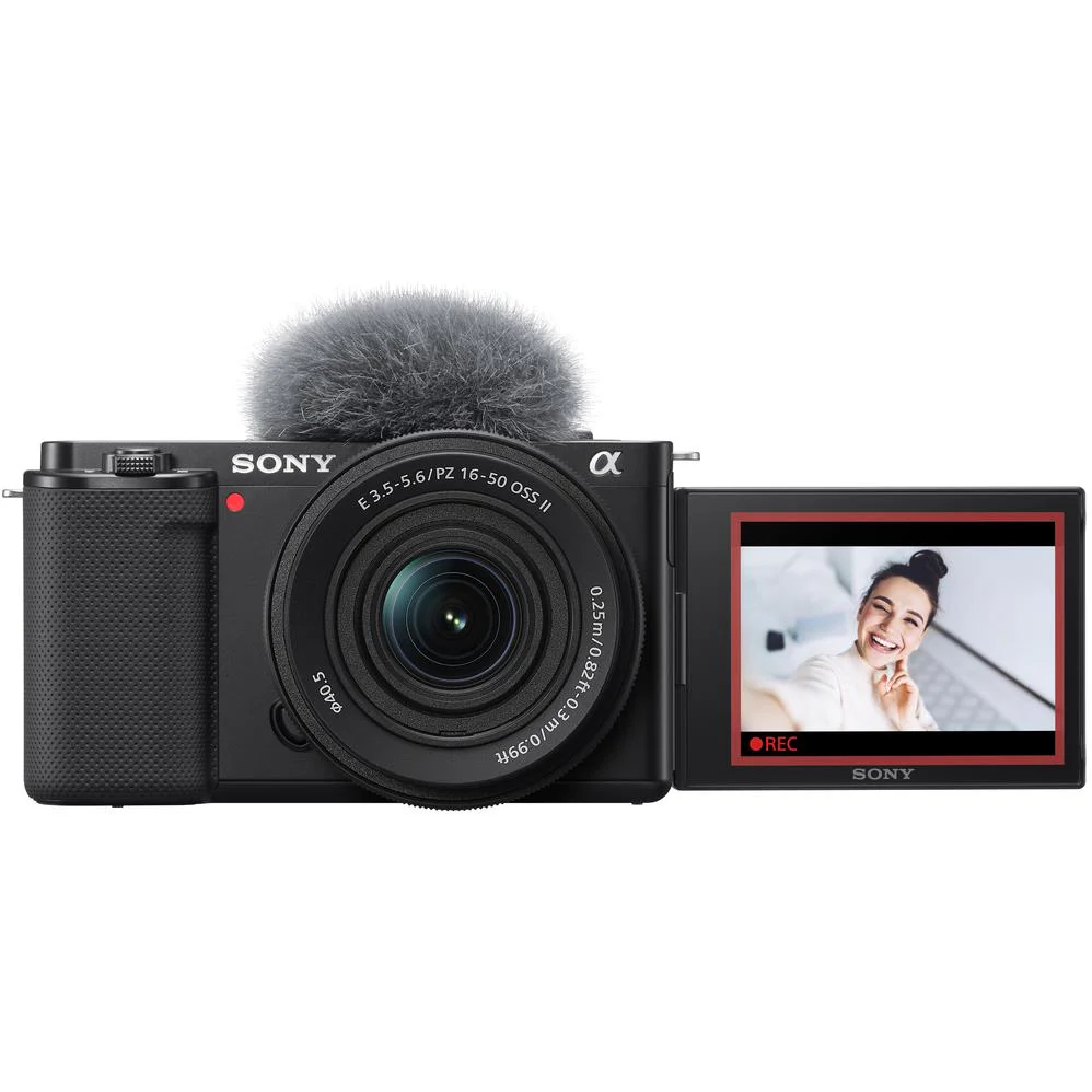 Sony ZV-E10 Vlog Camera with 16-50mm II Lens Kit - Black