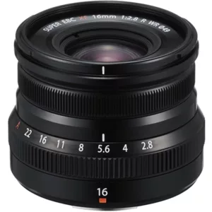 FUJINON XF 16mm F2.8 R WR Lens - Black